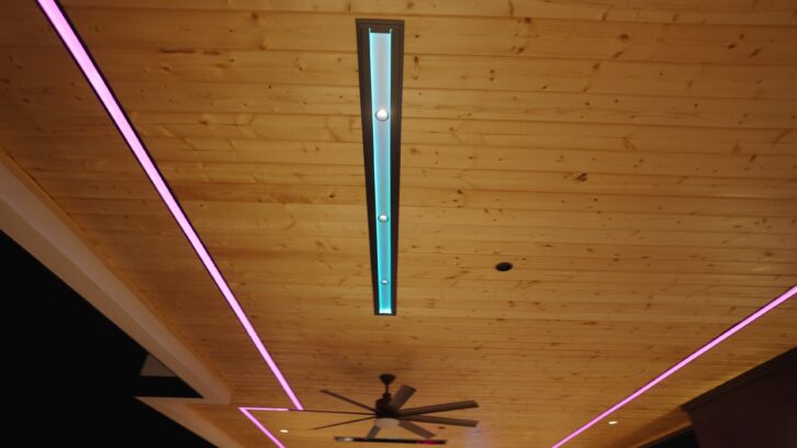 Cactus Sight and Sound Install - Dining Room Table Light