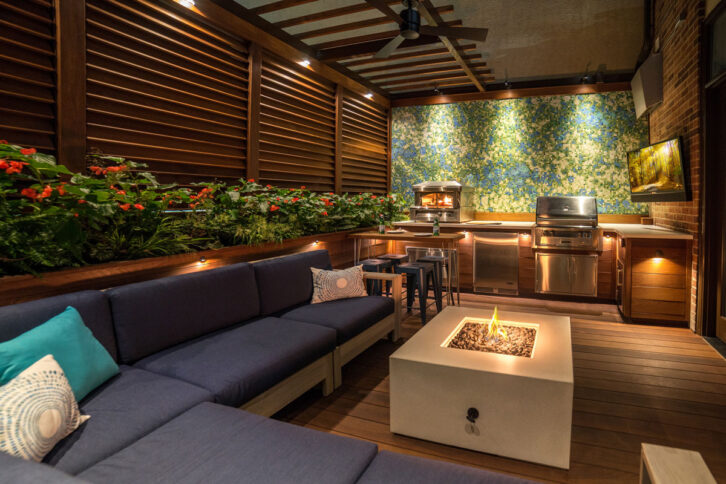 Coastal Source Outdoor Lighting Example – City Rooftop