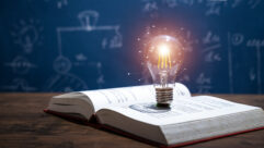 Getting ideas from reading concept