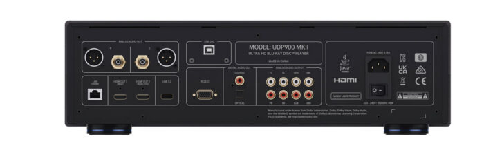 Magnetar 900mkii universal disc player - rear