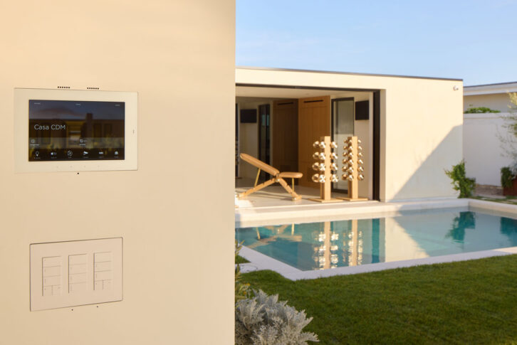 Wall-Smart Case Study - Newport Home Theater - Keypad