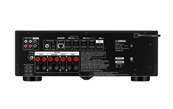 Yamaha RX500A AV receiver - Rear