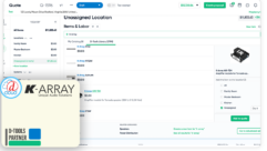 Full product catalog, including K-array, K-array Marine, KGEAR, and KSCAPE, joins D-Tools SI and Cloud