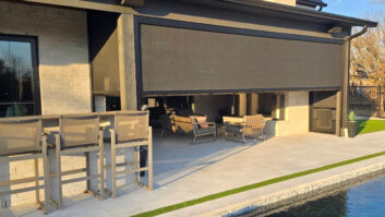 Keder Screens Installation - Horizontal