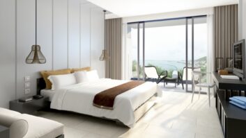 Somfy Drapery Controlled With Manual Touch