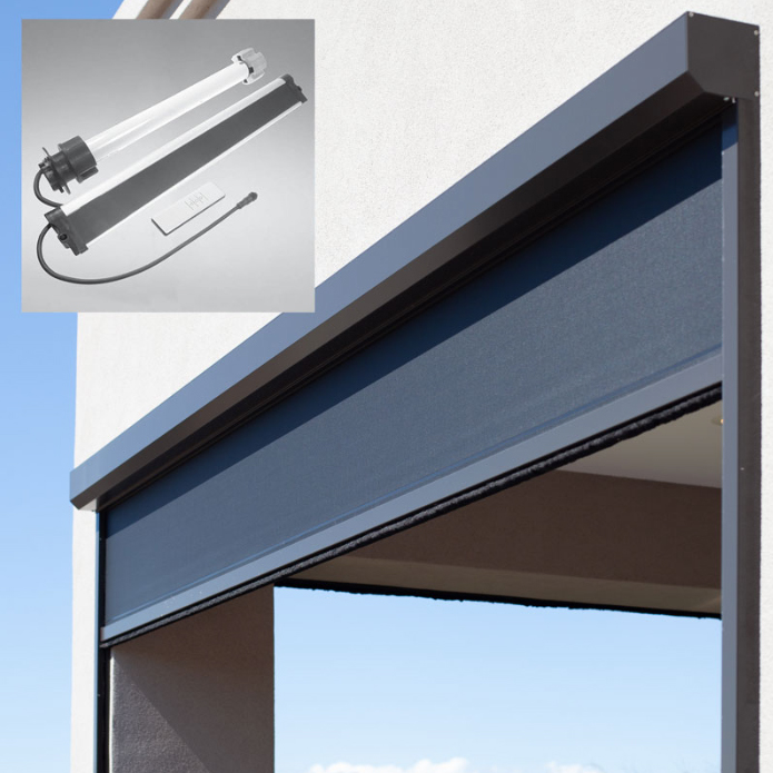 Draper At Home Flexshades With Solar Panel