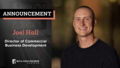 Salamander Designs has added Joel Hall to the company as director of commercial business development.