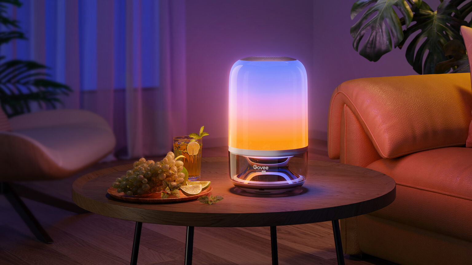 The Govee Table Lamp 2 Pro x Sound by JBL, as the name implies, features a sound system created by Harman Embedded Audio.