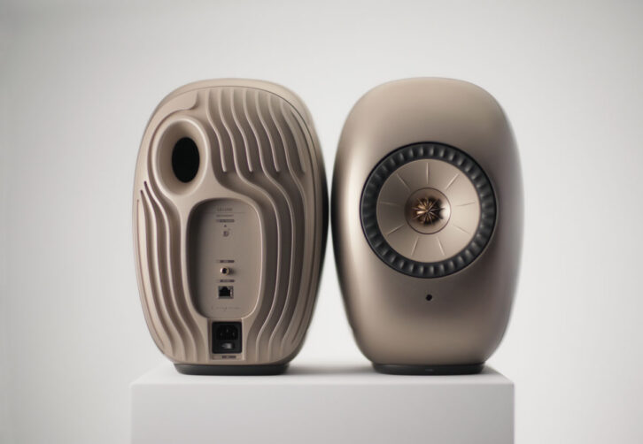 KEF LS LUXE Speaker front and back