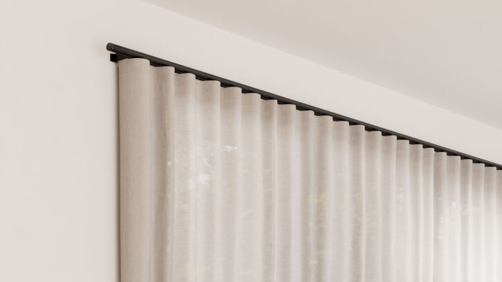 Lutron Electronics  Palladiom drapery - full view