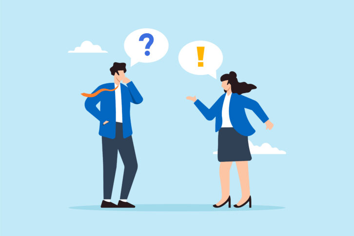 Asking a question