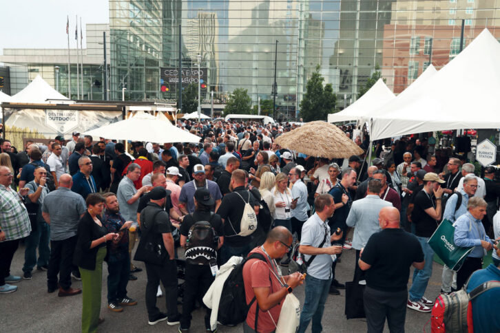 A networking event held at Destination Outdoors during CEDIA Expo 2025. Photo by John Staley.