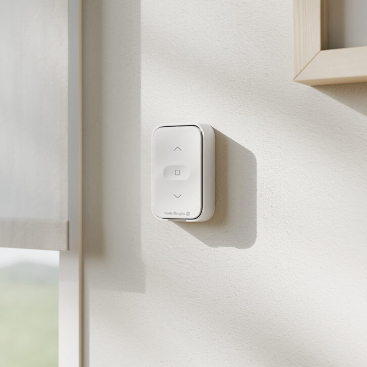 Hunter Douglas has introduced PowerView Tap - Wall Mount