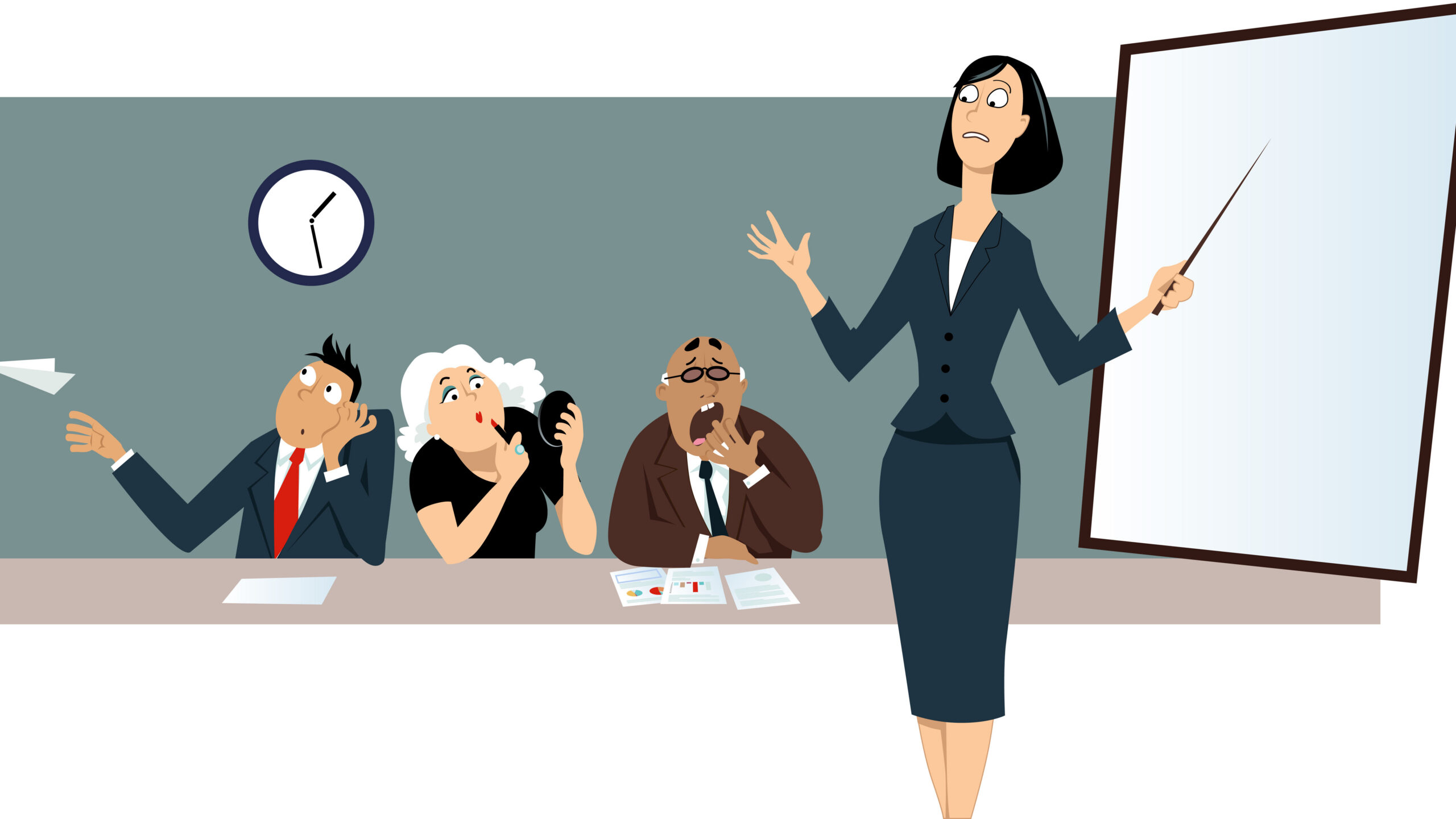 Boring meeting