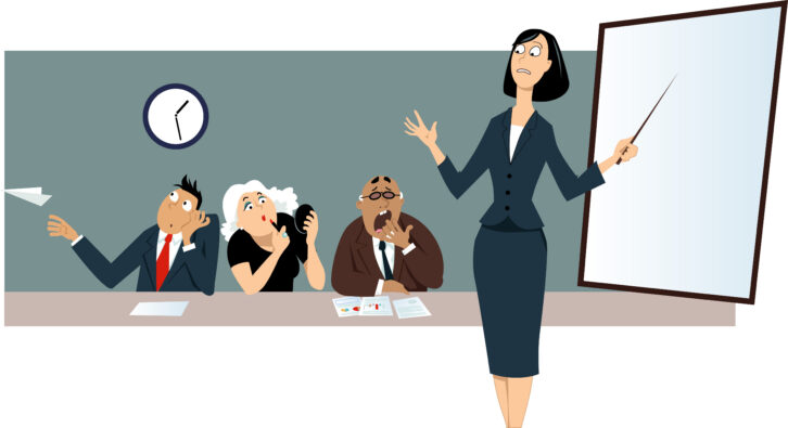 Boring meeting