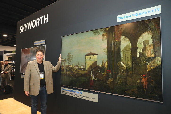 Michael Gleason, director of sales, Skyworth USA, at CEDIA Expo 2025