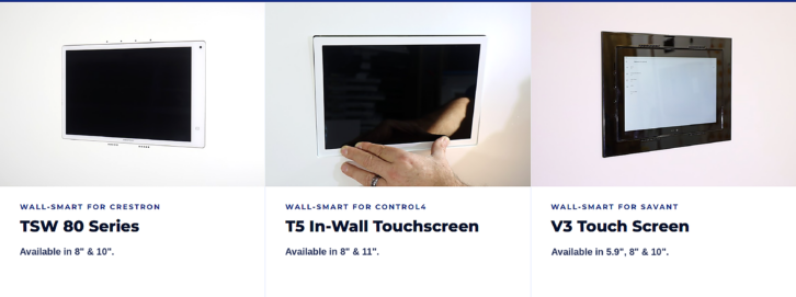 Wall-Smart Mounts for latest touchssreens