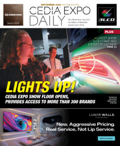 CEDIA Expo 2026 Daily – Day 1 Edition