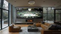 Epson QL-Series projector in a media room