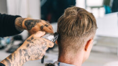 Haircut in a Barber Shop