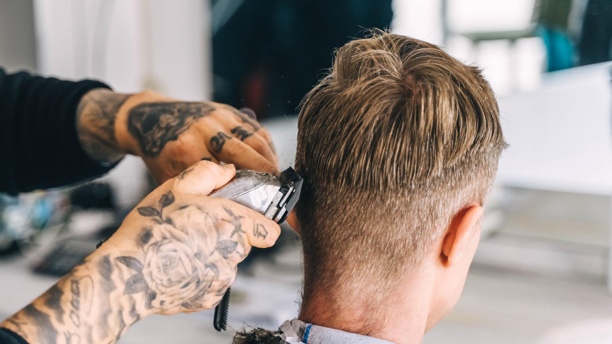 Haircut in a Barber Shop