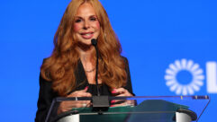 Melissa Andresko, chief corporate brand ambassador, Lutron Electronics, at the awards presentation.