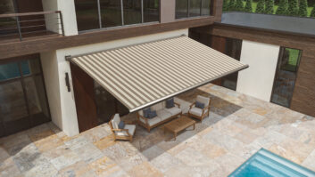PowerShades has introduced new full-cassette awnings