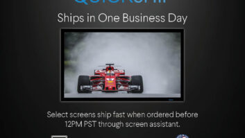Stewart Filmscreen has announced a major expansion of its QuickShip Program