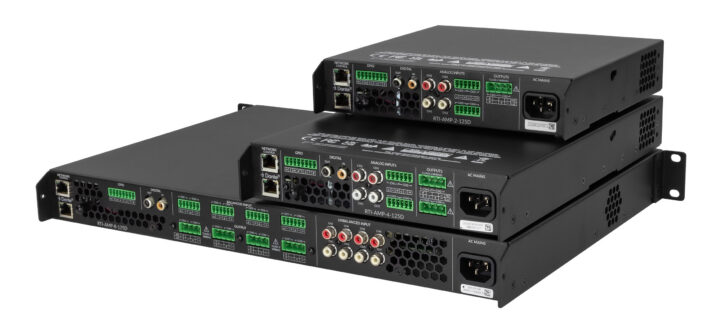 RTI has announced the addition of four new models to the RTI Commercial Amplifier Series - Rear