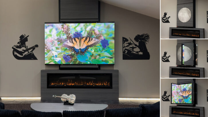 Stealth Foldable TV