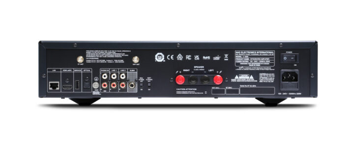 NAD C 359S integrated amplifier - rear