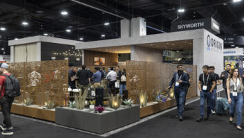 Origin Acoustics booth at CEDIA Expo 2026