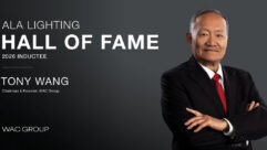 Tony Wang, chairman and founder of WAC Group was inducted into the American Lighting Association Hall of Fame during the 2026 ALA Conference on Tuesday, September 29, 2026, in Tucson, Arizona.
