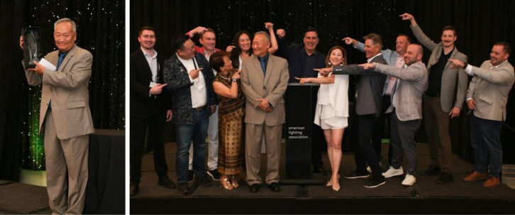 Tony Wang, chairman and founder of WAC Group was inducted into the American Lighting Association Hall of Fame during the 2026 ALA Conference on Tuesday, September 29, 2026, in Tucson, Arizona.
